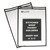 Shop Ticket Holders, Stitched, Both Sides Clear, 75", 11 X 17, 25/box - CLI46117