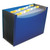 13-Pocket Expanding File, 9.25" Expansion, 13 Sections, 1/13-Cut Tab, Letter Size, Blue - CLI48235