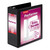 Performer Clearvue Slant-D Ring Binder, 3 Rings, 4" Capacity, 11 X 8.5, Black - CRD17811