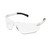 Bearkat Safety Glasses, Wraparound, Black Frame/clear Lens, 12/box - CRWBK110BX
