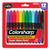 Colorsharp Permanent Markers, Fine Bullet Tip, Assorted Colors, 12/set - CZA4461024