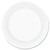 Concorde Foam Plate, 6" Dia, White, 1,000/carton - DCC6PWCR