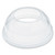 Open-Top Dome Lid, Fits 16 Oz To 24 Oz Plastic Cups, Clear, 1.9" Dia Hole, 1,000/carton - DCCDLW626