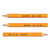 Golf Wooden Pencils, 0.7 Mm, Hb (#2), Black Lead, Yellow Barrel, 144/box - DIXX14998X