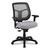 Apollo Mid-Back Mesh Chair, 18.1" To 21.7" Seat Height, Silver Seat, Silver Back, Black Base - EUTMT9400SR