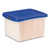 Heavy Duty Plastic File Storage, Letter/legal Files, 14" X 17.38" X 10.5", Clear/blue - FEL0086201