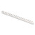 Plastic Comb Bindings, 3/8" Diameter, 55 Sheet Capacity, White, 100 Combs/pack - FEL52371