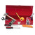 16-Piece Light-Duty Office Tool Kit, Metal Box, Red - GNSCTB9