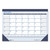 Recycled Contempo Desk Pad Calendar, 22 X 17, White/blue Sheets, Blue Binding, Blue Corners, 12-Month (jan To Dec): 2022 - HOD151