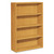 10500 Series Laminate Bookcase, Four-Shelf, 36w X 13-1/8d X 57-1/8h, Harvest - HON105534CC