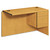 10700 "l" Workstation Return, Right 3/4 Pedestal, 48w X 24d X 29 1/2h, Harvest - HON10715RCC