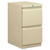 Brigade Mobile Pedestal, Left Or Right, 2 Letter-Size File Drawers, Putty, 15" X 19.88" X 28" - HON33820RL