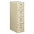 510 Series Vertical File, 4 Letter-Size File Drawers, Putty, 15" X 25" X 52" - HON514PL