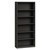Metal Bookcase, Six-Shelf, 34-1/2w X 12-5/8d X 81-1/8h, Charcoal - HONS82ABCS