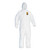 A40 Elastic-Cuff And Ankles Hooded Coveralls, White, X-Large, 25/case - KCC44324