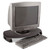 Crt/lcd Stand With Keyboard Storage, 23" X 13.25" X 3", Black, Supports 80 Lbs - KTKMS280B