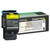 C544x1yg Return Program Extra High-Yield Toner, 4,000 Page-Yield, Yellow - LEXC544X1YG