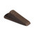 Big Foot Doorstop, No Slip Rubber Wedge, 2.25w X 4.75d X 1.25h, Brown, 2/pack - MAS00971