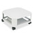 Mobile Printer Stand, Two-Shelf, 17.8w X 17.8d X 8.5h, Platinum - MAT24050