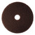 Low-Speed High Productivity Floor Pad 7100, 20" Diameter, Brown, 5/carton - MMM08448