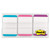 1" Tabs, 1/5-Cut Tabs, Lined, Assorted Pastels, 1" Wide, 66/pack - MMM686LAPV