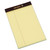 7530013566726 Skilcraft Legal Pads, Wide/legal Rule, Brown Leatherette Headband, 50 Canary-Yellow 5 X 8 Sheets, Dozen - NSN3566726