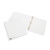 7510015104866 Skilcraft Round Ring View Binder, 3 Rings, 3" Capacity, 11 X 8.5, White - NSN5104866