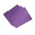 7530015664135 Skilcraft Recycled File Folders, 1/3-Cut 1-Ply Tabs, Letter Size, Purple, 100/box - NSN5664135