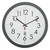 6645016238823 Skilcraft Self-Set Wall Clock, 14.5" Overall Diameter, Black Case, 1 Aa (sold Separately) - NSN6238823