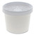 Paper Round Food Container And Lid Combo, 12 Oz, 3.75" Diameter X 3h", White, 250/carton - PCTD12RBLD