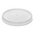 Paper Soup Cup Lid, For 32 Oz Soup Cups, 3.13" Diameter X 0.69"h, White, 500/carton - PCTD32LD