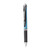 Energel Rtx Gel Pen, Retractable, Fine 0.5 Mm Needle Tip, Black Ink, Silver/black Barrel - PENBLN75A