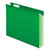 Extra Capacity Reinforced Hanging File Folders With Box Bottom, Letter Size, 1/5-Cut Tab, Bright Green, 25/box - PFX4152X2BGR