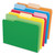 Double Stuff File Folders, 1/3-Cut Tabs, Letter Size, Assorted, 50/pack - PFX54460