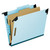 Hanging Classification Folders With Dividers, Letter Size, 1 Divider, 2/5-Cut Tab, Blue - PFX59251