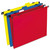 2-In-1 Colored Poly Folders With Built-In Tabs, Letter Size, 1/3-Cut Tab, Assorted, 10/pack - PFX99917