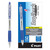 Easytouch Ballpoint Pen, Retractable, Medium 1 Mm, Blue Ink, Clear Barrel, Dozen - PIL32221