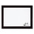 Home Decor Magnetic Dry Erase Board, 23 X 17, Black Wood Frame - QRT79282