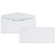 Business Envelope, #10, Commercial Flap, Gummed Closure, 4.13 X 9.5, White, 500/box - QUA11112