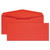 Colored Envelope, #10, Commercial Flap, Gummed Closure, 4.13 X 9.5, Red, 25/pack - QUA11134
