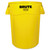 Brute Vented Trash Receptacle, Round, 44 Gal, Yellow - RCP264360YEL