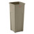 Untouchable Square Waste Receptacle, Plastic, 23 Gal, Beige - RCP356988BG