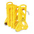 Portable Mobile Safety Barrier, Plastic, 13ft X 40", Yellow - RCP9S1100YEL