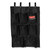 Fabric 9-Pocket Cart Organizer, 19.75 X 1.5 X 28, Black - RCP9T9000BLA