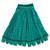Tube Mop, Microfiber, Green, Medium, 5-In Green Headband - RCPT85206GRE