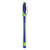 Xpress Fineliner Porous Point Pen, Stick, Medium 0.8 Mm, Blue Ink, Blue/green Barrel, 10/box - RED190003