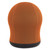 Zenergy Swivel Ball Chair, Backless, Supports Up To 250 Lb, Orange Seat, Black Base - SAF4760OR