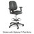 Apprentice Ii Extended-Height Chair, Supports Up To 250 Lb, 22" To 32" Seat Height, Black - SAF7084BL