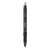 S-Gel High-Performance Gel Pen, Retractable, Bold 1 Mm, Red Ink, Black Barrel, Dozen - SAN2096136