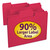 Supertab Colored File Folders, 1/3-Cut Tabs, Letter Size, 11 Pt. Stock, Red, 100/box - SMD11983
